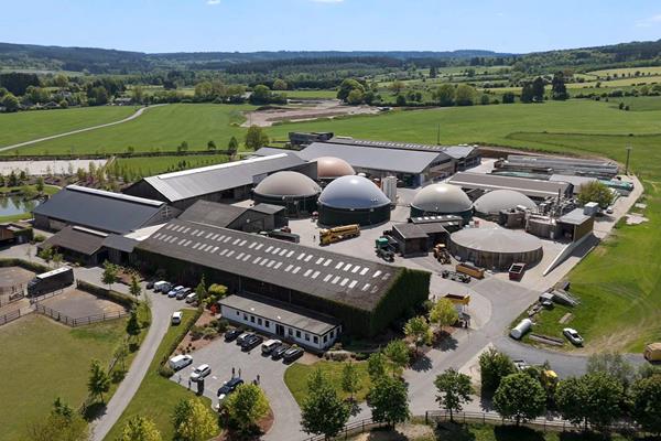 Gebrüder Lenges - Station de biométhanisation et agriculture à Recht (B)