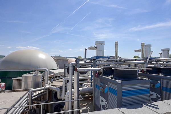 Gebrüder Lenges - Station de biométhanisation et agriculture à Recht (B)